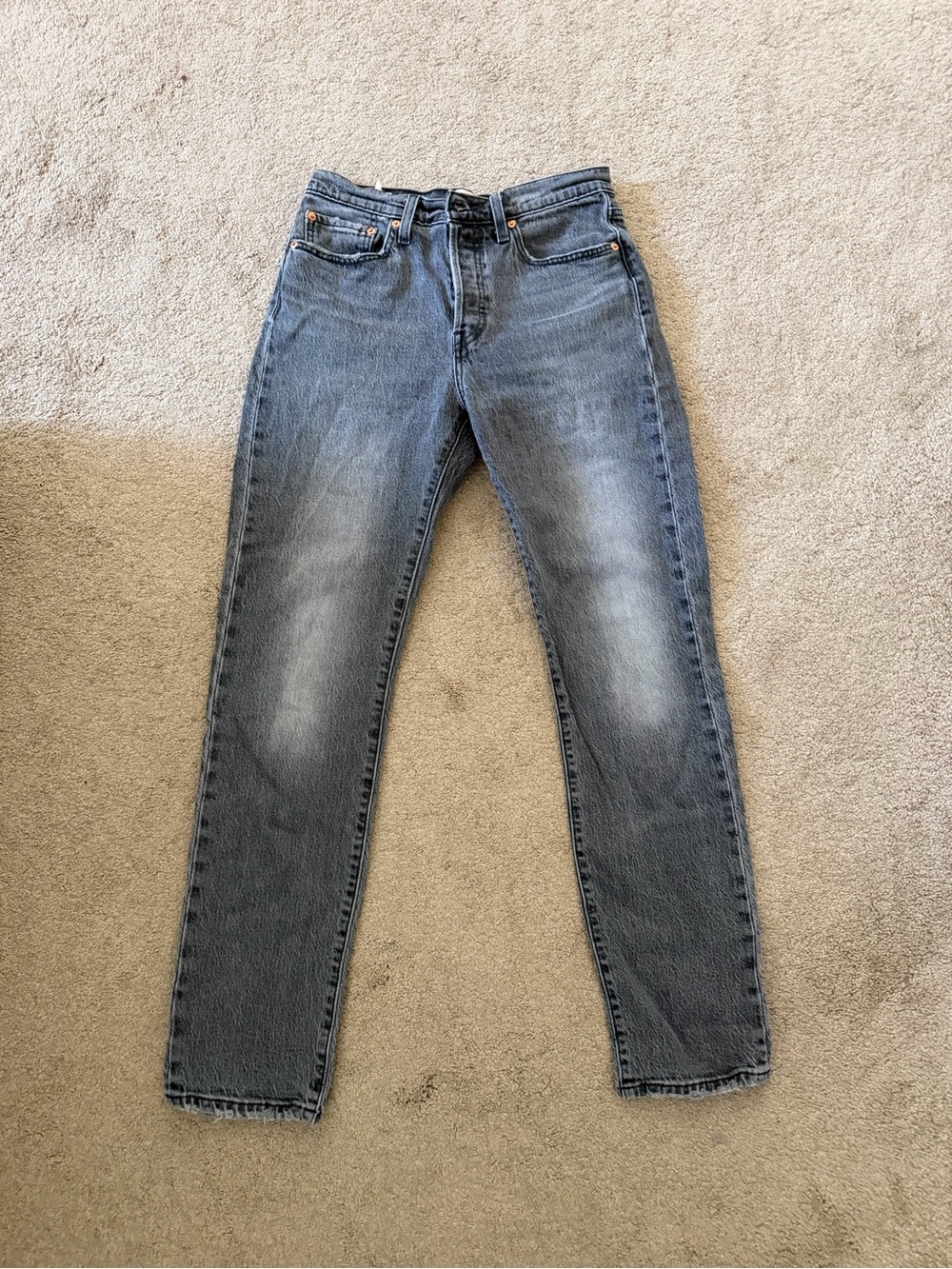 Levi's 501 Original Women's Straight Leg Jeans - Mid Wash Blue